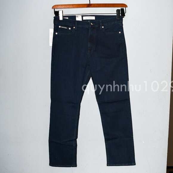 Calvin Klein Men's Denim Jean Straight Fit Stretch Denim Coin Pocket - Picture 2 of 15